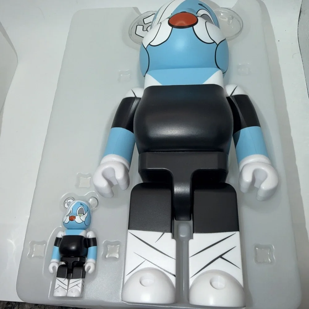MEDICOM TOY BE@RBRICK Aruta Soup Mordern Art Graffiti 100％‎ & 400％ Open Box